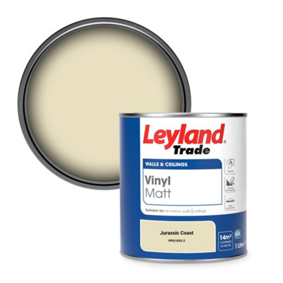 Leyland Trade Vinyl Matt Walls & Ceilings Emulsion Paint Jurassic Coast (Ppg1093-2) 1L from B&Q