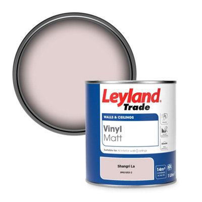 Leyland Trade Vinyl Matt Walls & Ceilings Emulsion Paint Shangri La (Ppg1053-2) 1L from B&Q