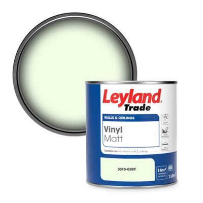 Leyland Trade Vinyl Matt Walls & Ceilings Emulsion Paint (0010-G30Y) 1L from B&Q