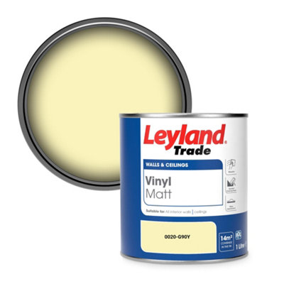 B&Q -  Vinyl Matt Walls & Ceilings Emulsion Paint (0020-G90Y) 1L