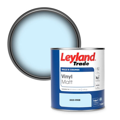 Leyland Trade Vinyl Matt Walls & Ceilings Emulsion Paint (0020-R90B) 1L from B&Q