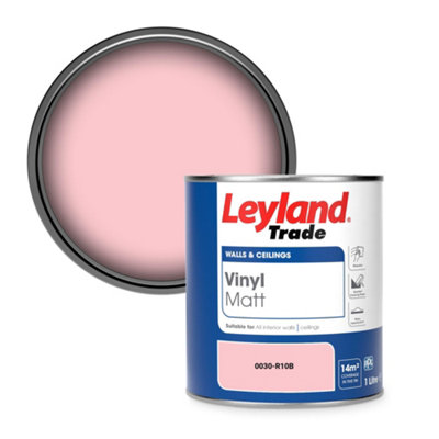 Leyland Trade Vinyl Matt Walls & Ceilings Emulsion Paint (0030-R10B) 1L from B&Q