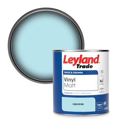 Leyland Trade Vinyl Matt Walls & Ceilings Emulsion Paint (1020-B10G) 1L from B&Q