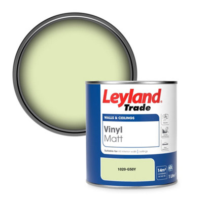 Leyland Trade Vinyl Matt Walls & Ceilings Emulsion Paint (1020-G50Y) 1L from B&Q