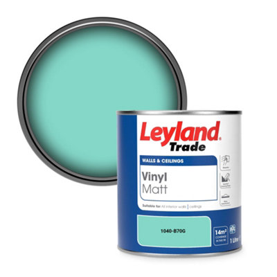 Leyland Trade Vinyl Matt Walls & Ceilings Emulsion Paint (1040-B70G) 1L from B&Q