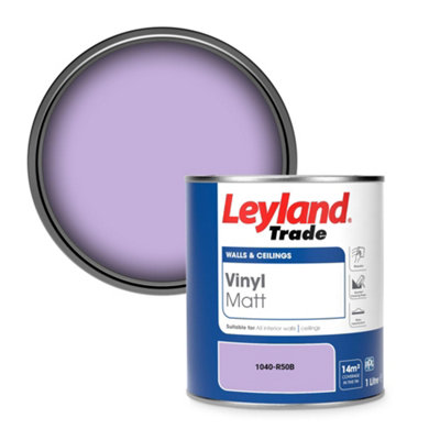 Leyland Trade Vinyl Matt Walls & Ceilings Emulsion Paint (1040-R50B) 1L from B&Q