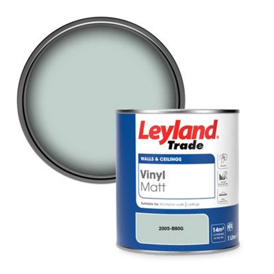 Leyland Trade Vinyl Matt Walls & Ceilings Emulsion Paint (2005-B80G) 1L from B&Q