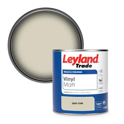 Leyland Trade Vinyl Matt Walls & Ceilings Emulsion Paint (2005-Y20R) 1L from B&Q