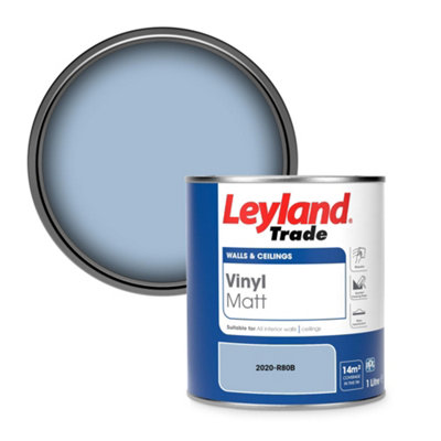 Leyland Trade Vinyl Matt Walls & Ceilings Emulsion Paint (2020-R80B) 1L from B&Q