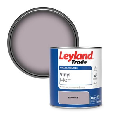 Leyland Trade Vinyl Matt Walls & Ceilings Emulsion Paint (3010-R30B) 1L from B&Q