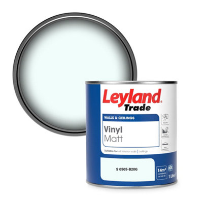Leyland Trade Vinyl Matt Walls & Ceilings Emulsion Paint (S 0505-B20G) 1L from B&Q