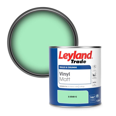 Leyland Trade Vinyl Matt Walls & Ceilings Emulsion Paint (S 0540-G) 1L from B&Q