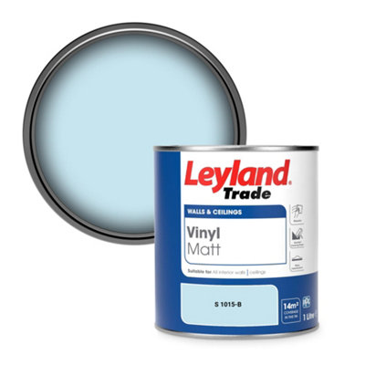 Leyland Trade Vinyl Matt Walls & Ceilings Emulsion Paint (S 1015-B) 1L from B&Q