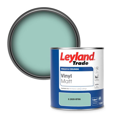 Leyland Trade Vinyl Matt Walls & Ceilings Emulsion Paint (S 2020-B70G) 1L from B&Q