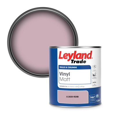 Leyland Trade Vinyl Matt Walls & Ceilings Emulsion Paint (S 2020-R20B) 1L from B&Q