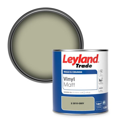 Leyland Trade Vinyl Matt Walls & Ceilings Emulsion Paint (S 3010-G80Y) 1L from B&Q