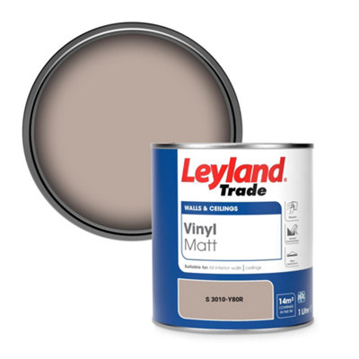 Leyland Trade Vinyl Matt Walls & Ceilings Emulsion Paint (S 3010-Y80R) 1L from B&Q