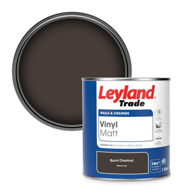 Leyland Trade Vinyl Matt Walls & Ceilings Emulsion Paint Burnt Chestnut (Ppg15-24) 1L from B&Q