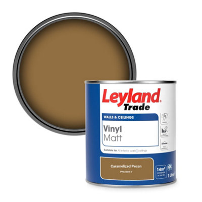 Leyland Trade Vinyl Matt Walls & Ceilings Emulsion Paint Caramelized Pecan (Ppg1089-7) 1L from B&Q