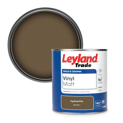 B&Q -  Vinyl Matt Walls & Ceilings Emulsion Paint Fig Branches (Ppg1085-7) 1L