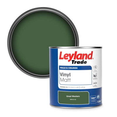 Leyland Trade Vinyl Matt Walls & Ceilings Emulsion Paint Great Western (Ppg13-32) 1L from B&Q