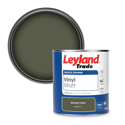Leyland Trade Vinyl Matt Walls & Ceilings Emulsion Paint Winning Ticket (Ppg1127-6) 1L from B&Q