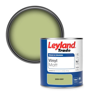 Leyland Trade Vinyl Matt Walls & Ceilings Emulsion Paint (2030-G50Y) 1L from B&Q