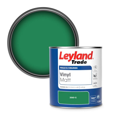 Leyland Trade Vinyl Matt Walls & Ceilings Emulsion Paint (3060-G) 1L from B&Q