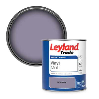 Leyland Trade Vinyl Matt Walls & Ceilings Emulsion Paint (4020-R50B) 1L from B&Q