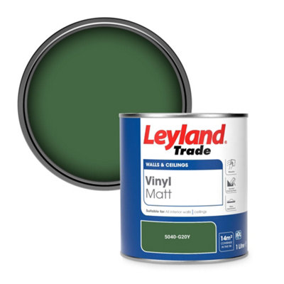 Leyland Trade Vinyl Matt Walls & Ceilings Emulsion Paint (5040-G20Y) 1L from B&Q