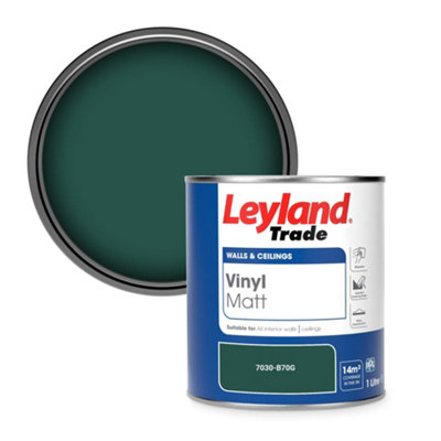 Leyland Trade Vinyl Matt Walls & Ceilings Emulsion Paint (7030-B70G) 1L from B&Q