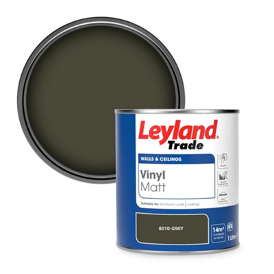 Leyland Trade Vinyl Matt Walls & Ceilings Emulsion Paint (8010-G90Y) 1L from B&Q