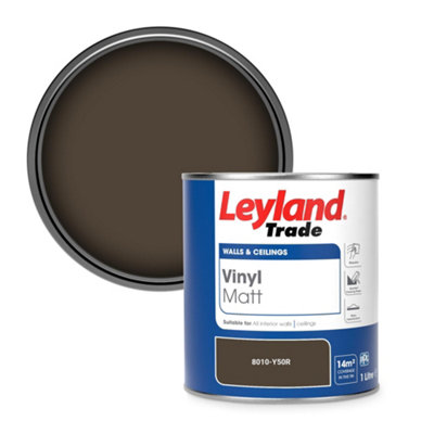 Leyland Trade Vinyl Matt Walls & Ceilings Emulsion Paint (8010-Y50R) 1L from B&Q
