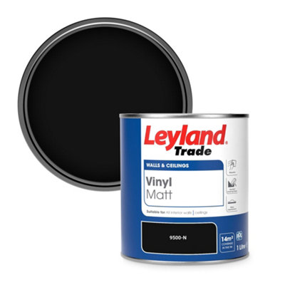 Leyland Trade Vinyl Matt Walls & Ceilings Emulsion Paint (9500-N) 1L from B&Q