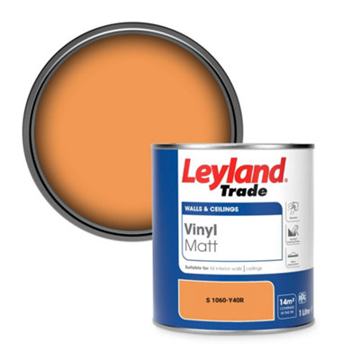 Leyland Trade Vinyl Matt Walls & Ceilings Emulsion Paint (S 1060-Y40R) 1L from B&Q
