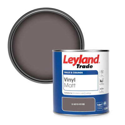 Leyland Trade Vinyl Matt Walls & Ceilings Emulsion Paint (S 6010-R10B) 1L from B&Q