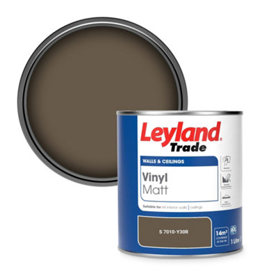 Leyland Trade Vinyl Matt Walls & Ceilings Emulsion Paint (S 7010-Y30R) 1L from B&Q