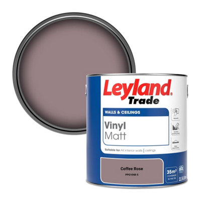 Leyland Trade Vinyl Matt Walls & Ceilings Emulsion Paint Coffee Rose (Ppg1048-5) 2.5L from B&Q