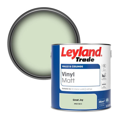 Leyland Trade Vinyl Matt Walls & Ceilings Emulsion Paint Great Joy (Ppg1120-3) 2.5L from B&Q