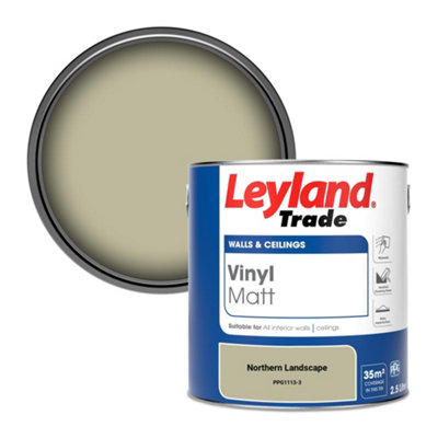 Leyland Trade Vinyl Matt Walls & Ceilings Emulsion Paint Northern Landscape (Ppg1113-3) 2.5L from B&Q