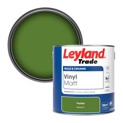 B&Q -  Vinyl Matt Walls & Ceilings Emulsion Paint Payday (Ppg1223-7) 2.5L