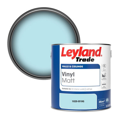 Leyland Trade Vinyl Matt Walls & Ceilings Emulsion Paint (1020-B10G) 2.5L from B&Q