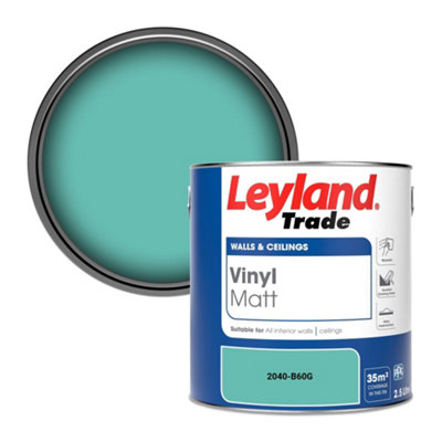Leyland Trade Vinyl Matt Walls & Ceilings Emulsion Paint (2040-B60G) 2.5L from B&Q