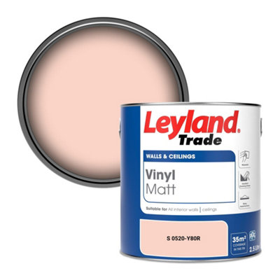 B&Q -  Vinyl Matt Walls & Ceilings Emulsion Paint (S 0520-Y80R) 2.5L