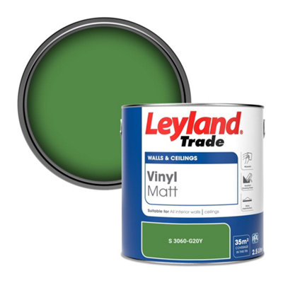 B&Q -  Vinyl Matt Walls & Ceilings Emulsion Paint (S 3060-G20Y) 2.5L
