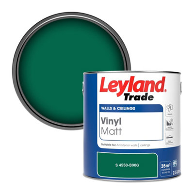 B&Q -  Vinyl Matt Walls & Ceilings Emulsion Paint (S 4550-B90G) 2.5L