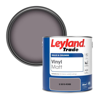 Leyland Trade Vinyl Matt Walls & Ceilings Emulsion Paint (S 5010-R30B) 2.5L from B&Q