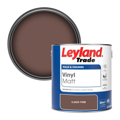 Leyland Trade Vinyl Matt Walls & Ceilings Emulsion Paint (S 6020-Y90R) 2.5L from B&Q