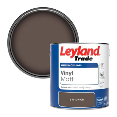 Leyland Trade Vinyl Matt Walls & Ceilings Emulsion Paint (S 7010-Y90R) 2.5L from B&Q