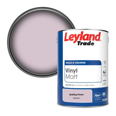 Leyland Trade Vinyl Matt Walls & Ceilings Emulsion Paint Budding Flower (Ppg1044-3) 5L from B&Q